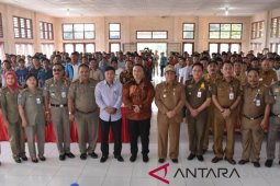 Pemkab Nias latih Linmas kesiapan hadapi pemilu