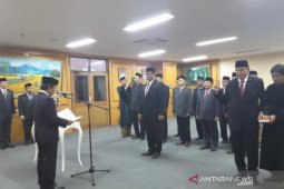 Wagub Babel lantik 14 pejabat struktural dan kepala sekolah