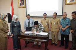 Pemkot Mojokerto-Baznas dan BPRS sepakati kerja sama program Pusyar