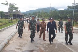 Kasdam Tanjungpura tinjau lokasi pembangunan koramil di perbatasan