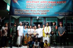 Peringatan hari raya nyepi di HST mendapat pengamanan 24 jam