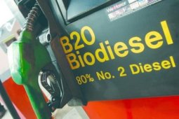 Harga biodiesel Maret Rp7.403 per liter