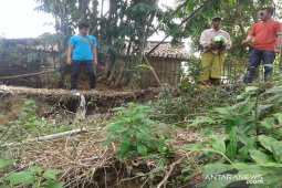 Hujan Deras Sebabkan Perkampungan Warga di Pamekasan Longsor