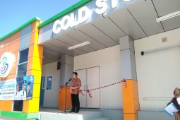 Bupati Bangka Tengah resmikan "cold storage" berkapasitas 30 ton