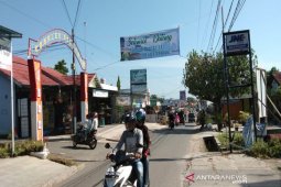Spanduk sambut jamaah haul Guru Sekumpul