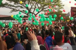 Warga Lhokseumawe padati Waduk Pusong ramaikan Festival Millenial Road Safety