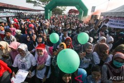 Jalan sehat kampanye keselamatan