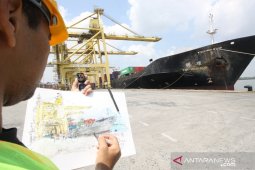 Pelindo I ajak Urban Sketchers Medan mengenal pelabuhan