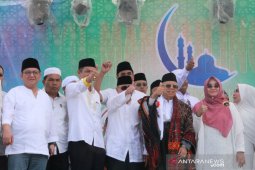 Ma'ruf Amin ajak warga Madina doakan Indonesia menjadi negara maju