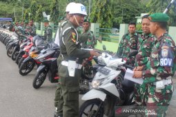 Kodim Aceh Jaya periksa kelengkapan puluhan kendaraan prajurit