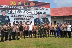 Polda Jambi gelar latihan Sispamkota hadapi situasi kontijensi Pemilu 2019