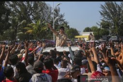 Prabowo Subianto ingatkan pendukungnya jaga suara di TPS