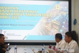 KPU Sumut koordinasikan pasokan listrik untuk Pemilu dengan PLN