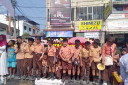 Ribuan pelajar padati kegiatan MTQ Kabupaten Labuhanbatu