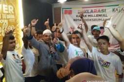 KAJAK garap pemilih millenial untuk pasangan  Jokowi-Ma'ruf Amin