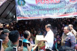 Tahap awal Presiden bantu Rp1,4 miliar untuk perbaikan rumah korban bom Sibolga