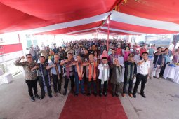 Ratusan nelayan Pemangkat deklarasi pemilu damai