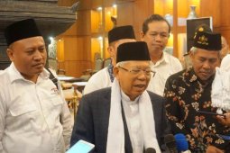 Cawapres Ma'ruf Amin minta warga NU tak lelah jaga NKRI