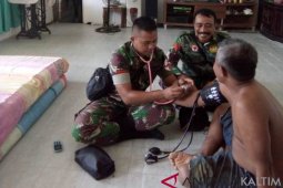 Tim Kesehatan Kodim Penajam Berikan Layanan Kesehatan