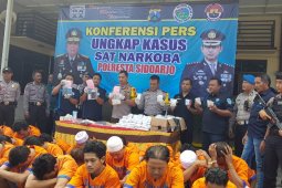 Satnarkoba Polresta Sidoarjo ungkap 22 kasus