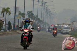 1.136 warga Pekanbaru terserang ISPA akibat asap kebakaran