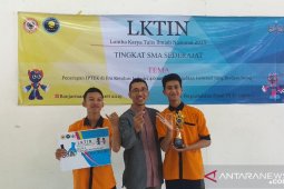 Siswa binaan Adaro jawara Lomba Karya Tulis Ilmiah Nasional 2019