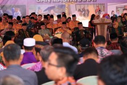 Hundreds of Tabalong residents attend thanksgiving for Anang - Mawardi inauguration