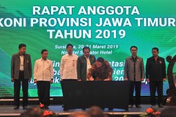 Gandeng KPK, KONI Jatim ingin "clear & clean" membina olahraga