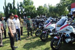 Jelang pemilu 2019, Kapolres Gianyar gelar apel mantap Brata Agung