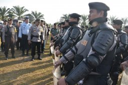 Polres Tebing Tinggi apel pengamanan pemilu
