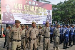 Amankan pemilu  apel "Operasi Mantap Brata" digelar
