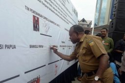 Warga perbatasan ajak wujudkan pemilu damai