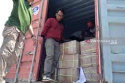 KPU Belitung Timur terima 312 koli surat suara Pemilu 2019