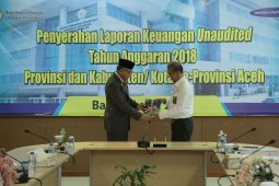 Gubernur Aceh sampaikan laporan keuangan unaudited 2018