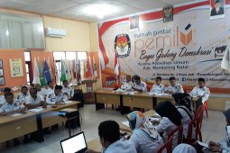 KPU Madina targetkan partisipasi pemilih 77,5 persen