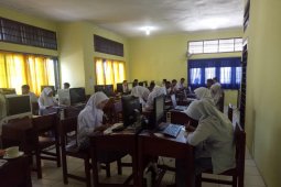 212 siswa SMK Aceh Jaya ikut UNBK, tiga di antaranya tidak hadir