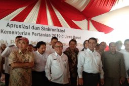 Mentan salurkan bantuan 400 ribu bibit ayam untuk warga Karawang