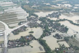Banjir Madiun Belum Surut
