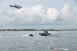 Polairud Polda Bali simulasi pengamanan logistik Pemilu 2019