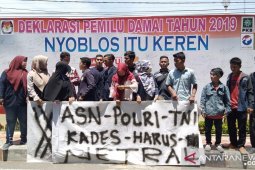 Mahasiswa Labuhanbatu minta aparat pemerintah netral di pemilu