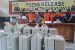 Polres Abdya amankan 6.590 bungkus rokok ilegal