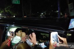 Prabowo berangkat ke lokasi debat