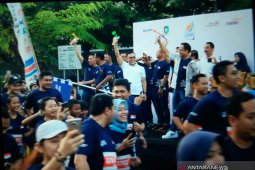 Seribuan peserta ikuti Mandiri Banyuwangi Half Marathon 2019.