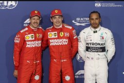 Charles Leclerc raih pole position pertamanya di GP Bahrain