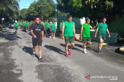 Demi kesehatan dan kebersamaan personel Kodim 0204/DS olahraga bareng Dandim
