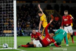 Manchester United tersungkur, kalah 1-2 di markas Wolverhampton