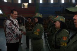 Ribuan Satlinmas di Kota Kediri siap amankan pemilu