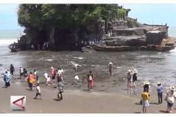 Tourist visits to Tanah Lot decrease following ticket price hike