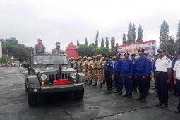 Gubernur Lukas Enembe hadiri apel gelar pasukan gabungan Satpol-PP