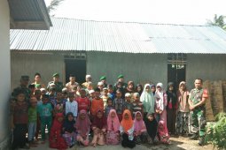 Koramil 11/TB beranjangsana ke ponpes Mahadyyah Ar-Ridwan Beringin